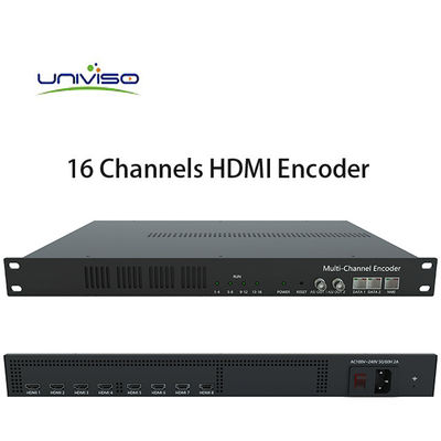หัวต่ออินพุตดิจิตอล HDMI ตัวเข้ารหัส HD H.264 &amp; H.265 พร้อมด้วยเอาต์พุต IP และ ASI, การแทรกโลโก้